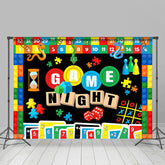 Aperturee - Game Night Colorful Blocks And Uno Dance Backdrop